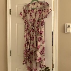 Flowy floral wrap cover